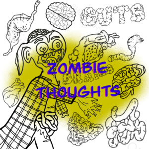 Zombie Thoughts Coloring Page🧟‍♂️