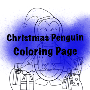 North Pole Christmas Coloring Page